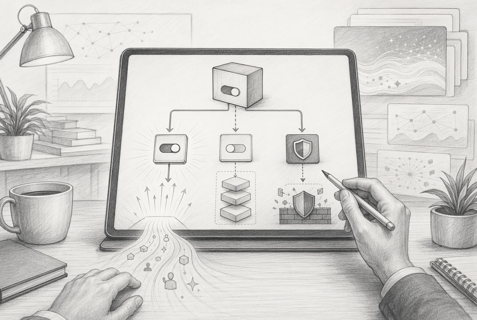 Flowchart of AI control settings in Search Console