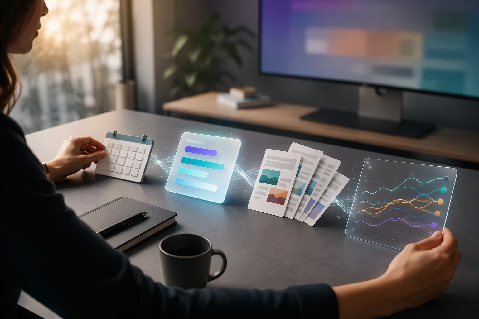 Real-time AI search workflow visualization