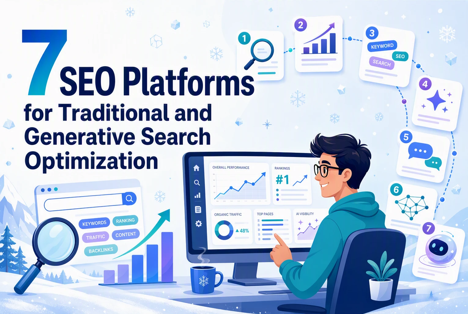 7 SEO Platforms for Traditional and Generative Search Optimization